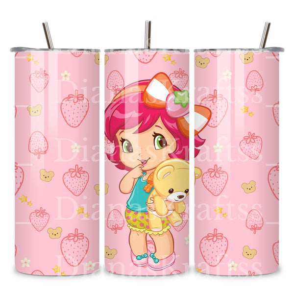 Strawberry 20 oz. tumbler