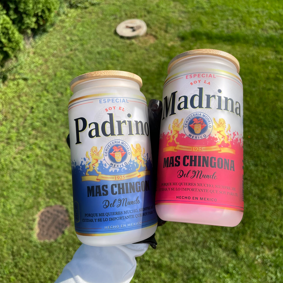 Madrina/Padrino glass cup