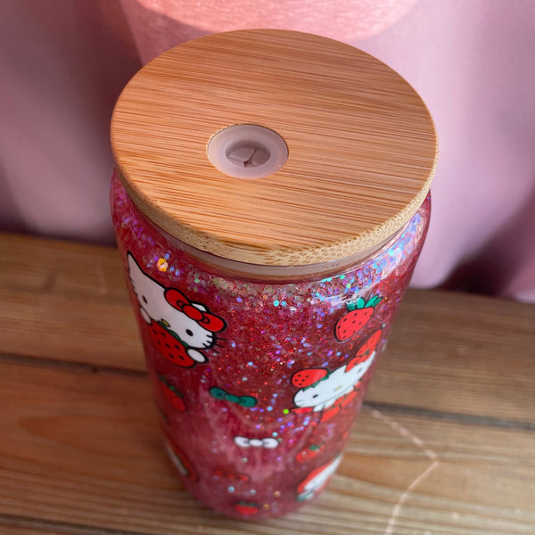 Snow Globe Glass Cups