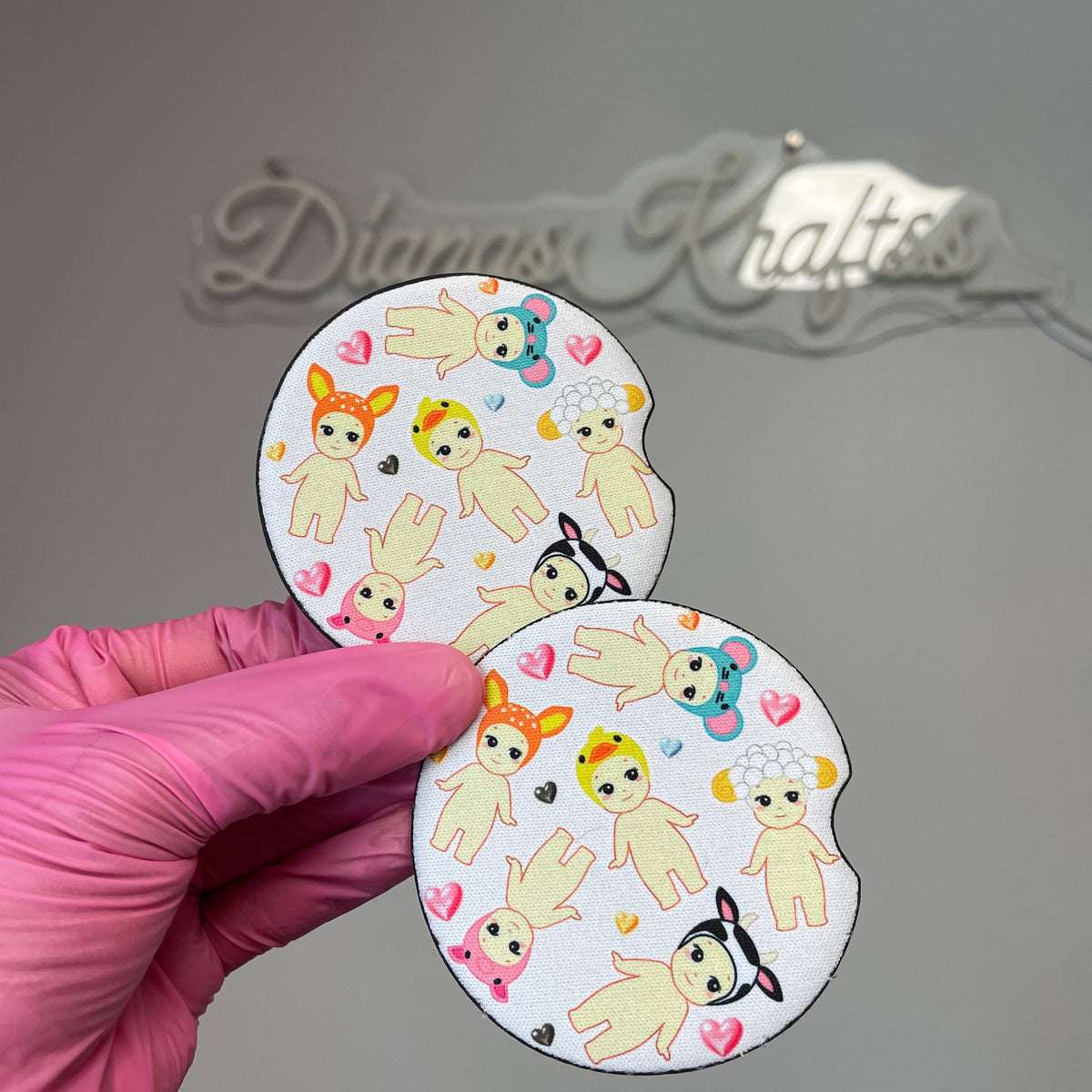 2-Set Car coasters -Sonny Angel