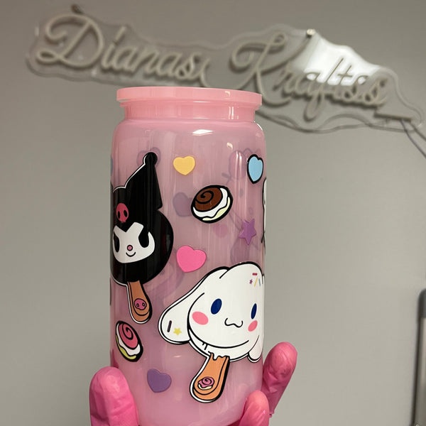 Pink plastic Hello Kitty & Friends