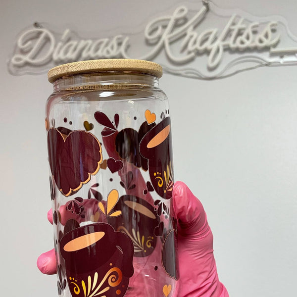 Barro glass bamboo 16 oz.
